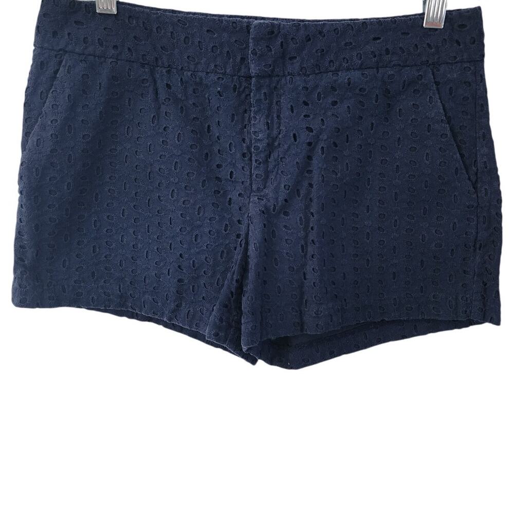 Forever 21 Dark Blue Eyelet Shorts Size Medium